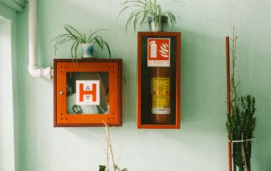 photo of fire extinguisher box