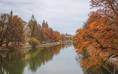 canal in autumn