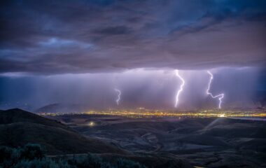 lightning strikes