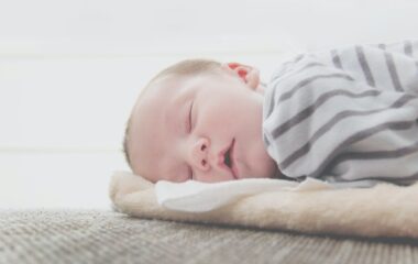 close up photo of sleeping baby